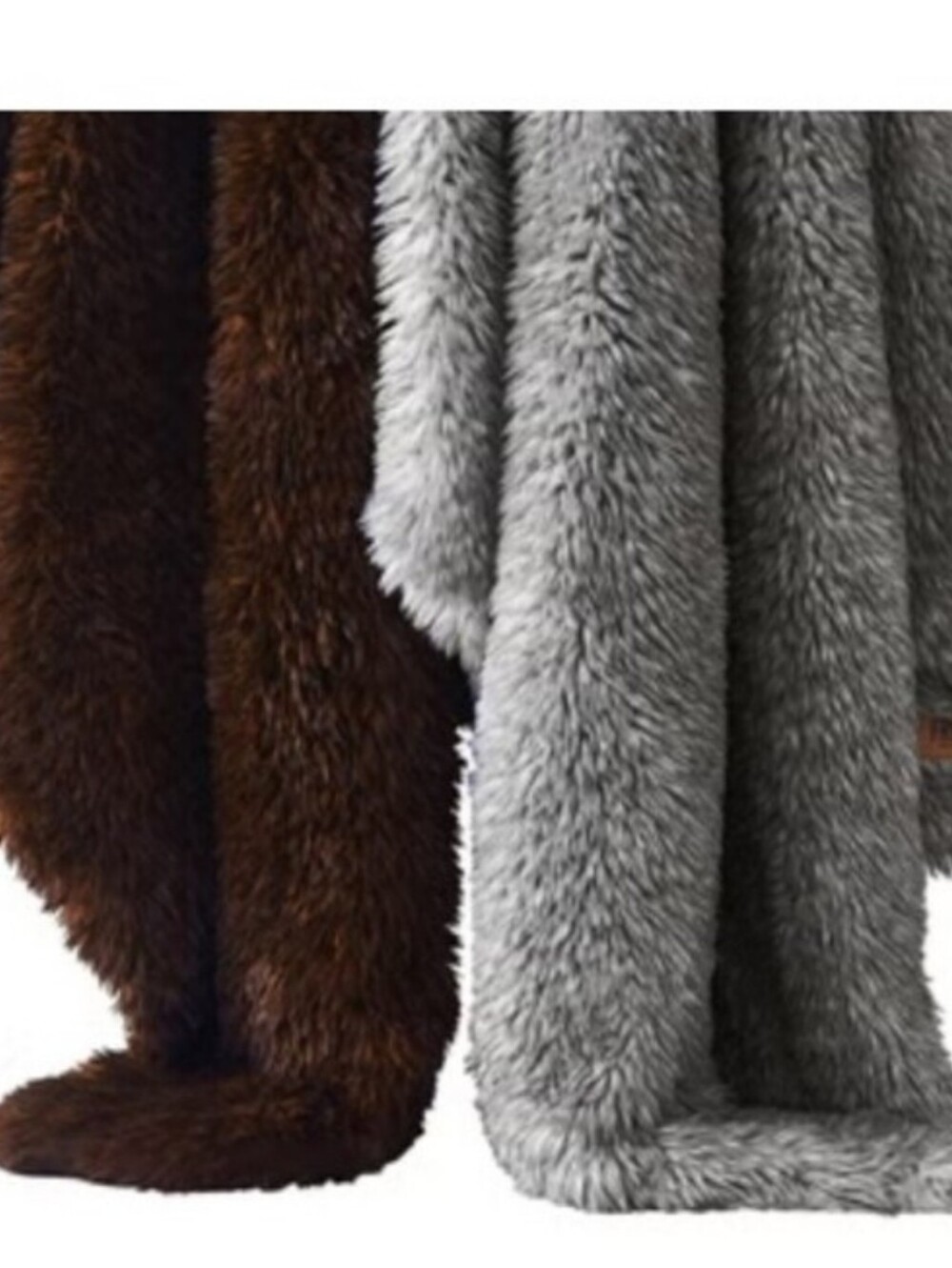FRYE Arctic Luxe Faux Fur Throw 60" X 70", NEW